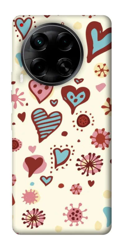 Чохол на TECNO Camon 30 (CL6) Pretty hearts фото 1 з 1