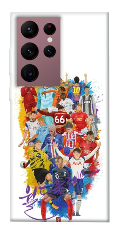 Чехол на Samsung Galaxy S22 Ultra Football Abstract v2 фото 1 из 1