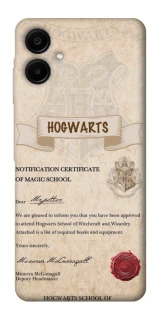 Чехол на Samsung Galaxy A06 The Hogwarts acceptance letter фото 1 из 1