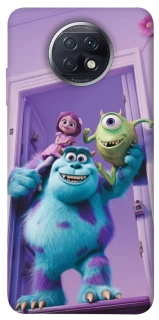 Чехол на Xiaomi Redmi Note 9 5G / Note 9T Monsters friends фото 1 из 1