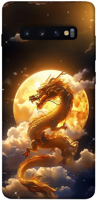 Чохол на Samsung Galaxy S10+ Golden Dragon фото 1 з 1