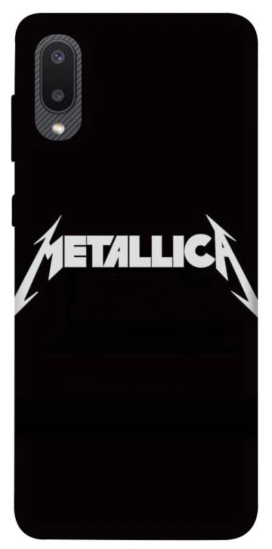 Чехол на Samsung Galaxy A02 Metallica logo фото 1 Чехол на Samsung Galaxy A02 Metallica logo фото 1 из 1