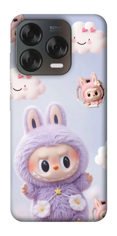 Чохол на ZTE Blade V70 Design Labubu & clouds фото 1 з 2