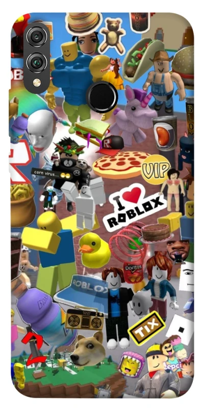 Чехол на Huawei Honor 8X Roblox collage ver.5 фото 1 из 1