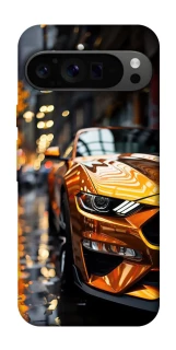 Чохол на Google Pixel 9 Pro Golden sports car фото 1 з 1