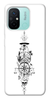 Чехол на Xiaomi Redmi 12C / Poco C55 Tattoo ver.7 фото 1 из 1