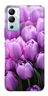 Чехол на Infinix Hot 12i Фиолетовые тюльпаны фото 1 из 1
