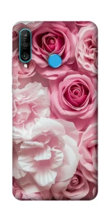 Чехол на Huawei P30 lite Розовые цветы фото 1 из 1