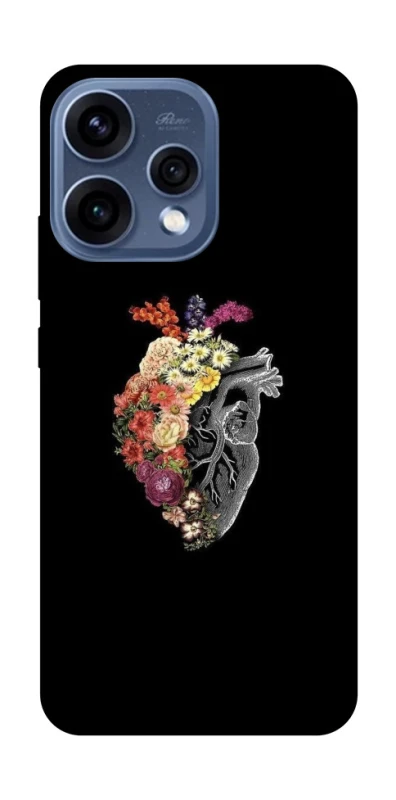 Чохол на Oppo Reno 15 Heart with flowers фото 1 з 2