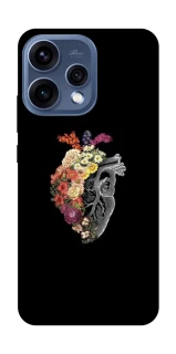 Чохол на Oppo Reno 15 Heart with flowers фото 1 з 2