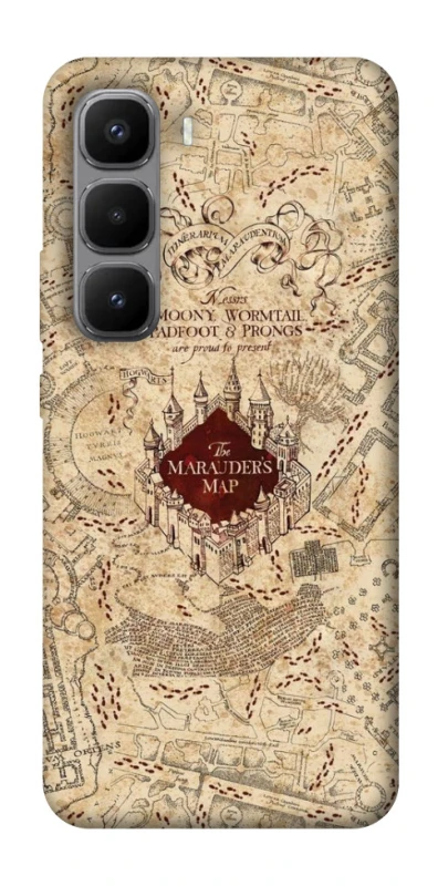 Чохол на Infinix Hot 60 Pro+ Harry Potter Marauder's Map фото 1 з 1
