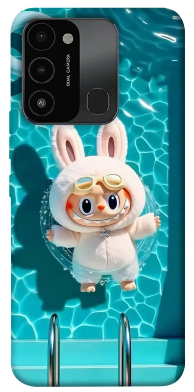 Чехол на TECNO Spark 8C Labubu in the pool ver.2 фото 1 из 1