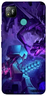 Чехол на TECNO POP 4 Minecraft dragon фото 1 из 1