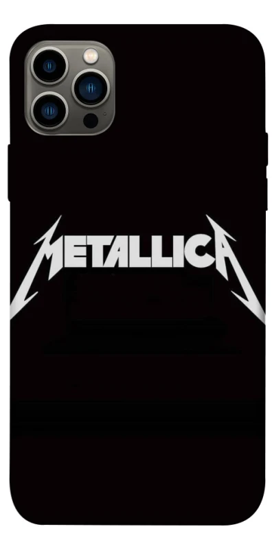 Чохол на Apple iPhone 12 Pro (6.1") Metallica logo фото 1 з 1