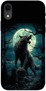 Чехол на Apple iPhone XR (6.1") Волк под луной фото 1 из 1