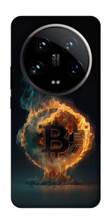 Чохол на Xiaomi 14 Ultra Fire Bitcoin фото 1 з 1