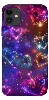Чохол на Apple iPhone 11 (6.1") Drawn hearts фото 1 з 1