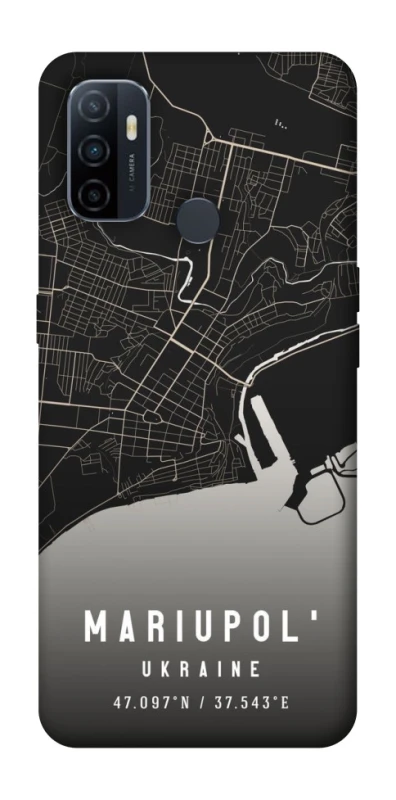 Чехол на Oppo A53 / A32 / A33 Mariupol map фото 1 из 1