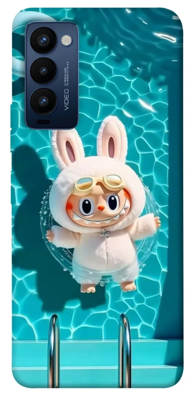 Чехол на TECNO Camon 18 Labubu in the pool ver.2 фото 1 из 1