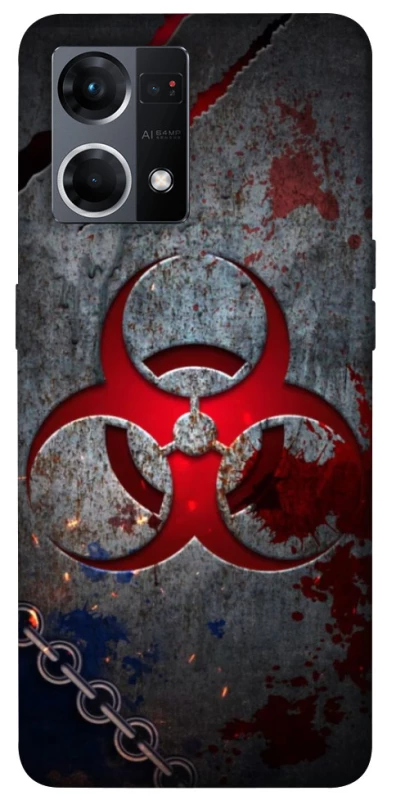 Чохол на Oppo Reno 7 4G Радіація v3 фото 1 з 1