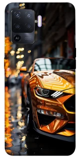 Чохол на Oppo A94 Golden sports car фото 1 з 1