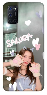 Чехол на Oppo A52 / A72 / A92 Sakura - LE SSERAFIM фото 1 из 1