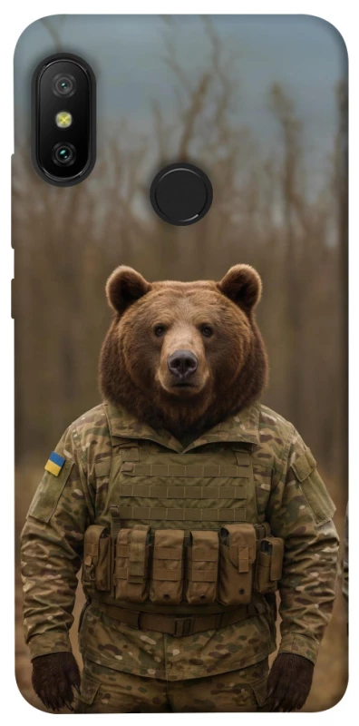 Чохол на Xiaomi Mi A2 Lite / Xiaomi Redmi 6 Pro Ведмідь захисник фото 1 з 1