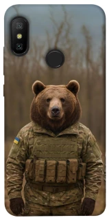 Чехол на Xiaomi Mi A2 Lite / Xiaomi Redmi 6 Pro Медведь защитник фото 1 из 1