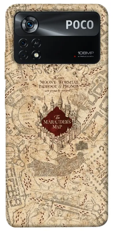 Чехол на Xiaomi Poco X4 Pro 5G Marauders map фото 1 из 1