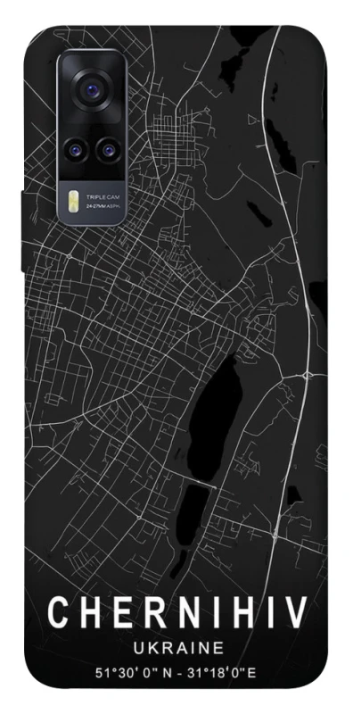Чохол на Vivo Y31 Chernihiv map фото 1 з 1