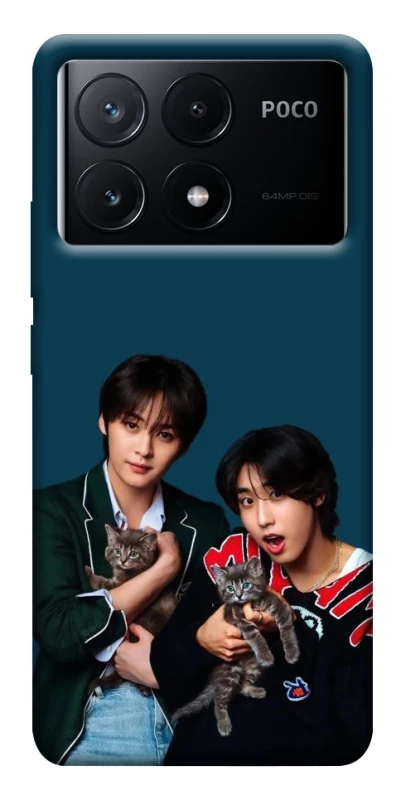 Чехол на Xiaomi Poco X6 Lee Know and Han - Stray Kids фото 1 из 1