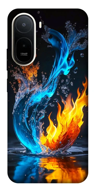 Чехол на Xiaomi Redmi A7 Pro 4G Water And Fire фото 2 из 2