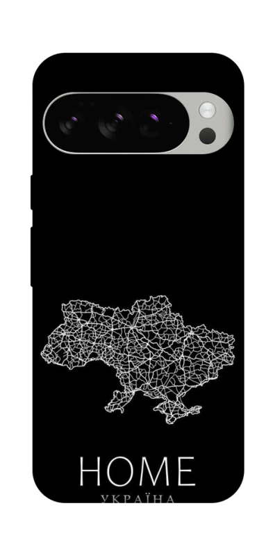 Чехол на Google Pixel 10 Pro Ukraine black map фото 1 из 1