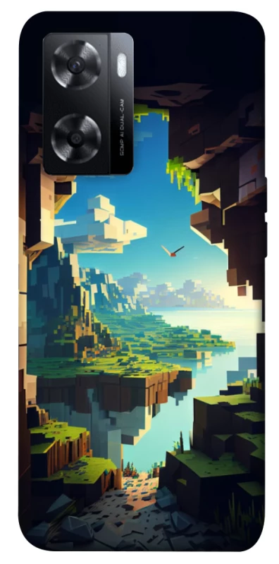 Чохол на Oppo A57s Minecraft sunrise фото 1 з 1