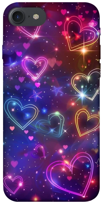 Чохол на Apple iPhone 7 / 8 (4.7") Drawn hearts фото 1 з 1