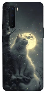 Чехол на OnePlus Nord Кот под луной фото 1 из 1