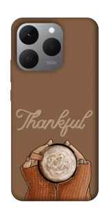 Чехол на Realme 15T Thankful coffee фото 1 из 1
