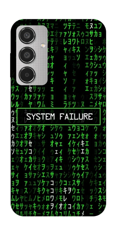 Чохол на Samsung Galaxy M35 Matrix system failure фото 1 Чохол на Samsung Galaxy M35 Matrix system failure фото 1 з 1