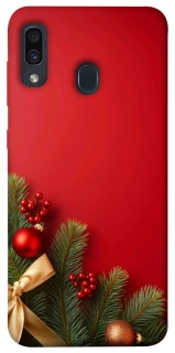 Чехол на Samsung Galaxy A20 / A30 Новогодний v21 фото 1 из 1