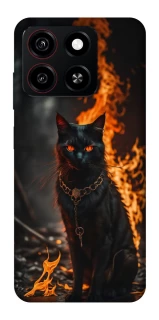 Чохол на ZTE Blade A35 4G Вогняний кіт фото 1 з 1