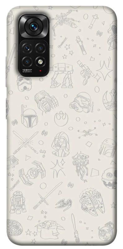 Чохол на Xiaomi Redmi Note 11 (Global) / Note 11S Star Wars background ver.1 фото 1 з 1