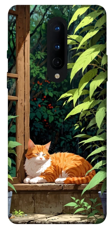 Чохол на OnePlus 8 red cat фото 1 з 1