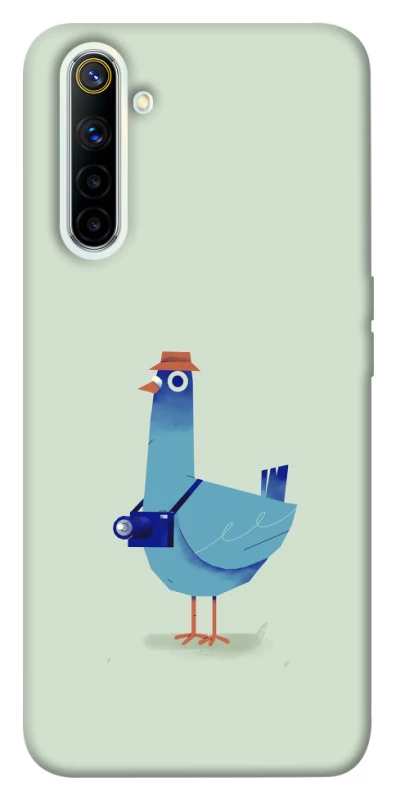 Чохол на Realme 6 Голуб-детектив фото 1 з 1