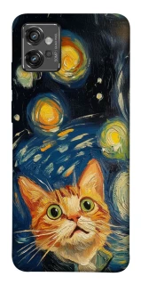 Чехол на Motorola Moto G32 paint cat фото 1 из 1