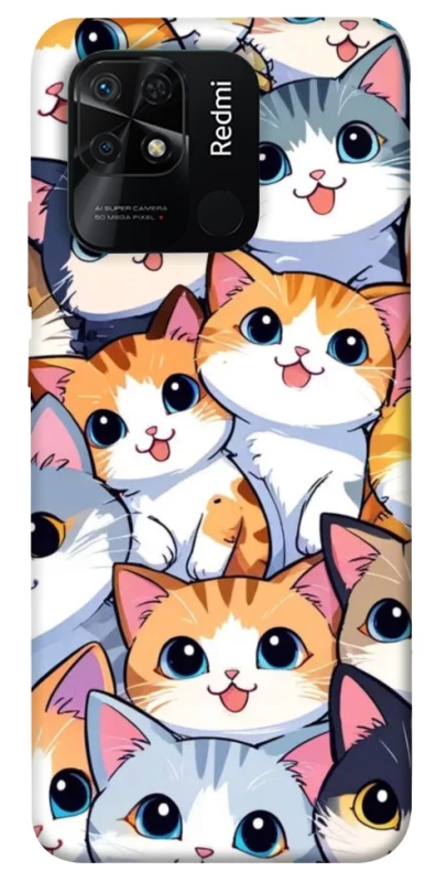 Чохол на Xiaomi Redmi 10C Cute Cat v2 фото 1 з 1