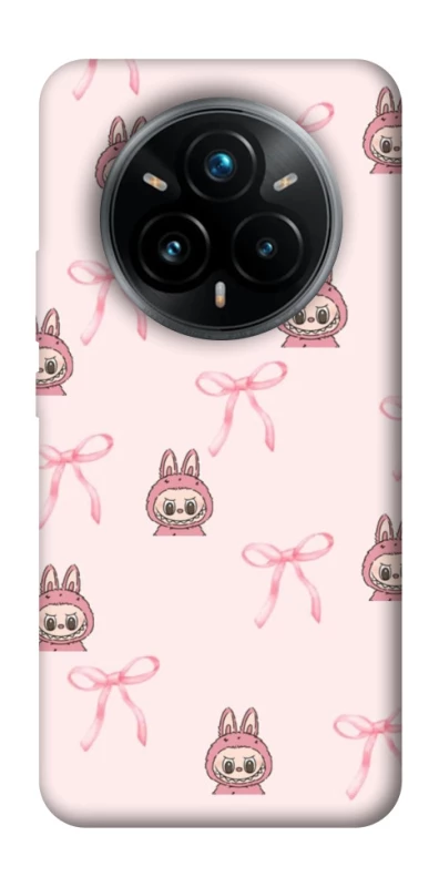 Чохол на Realme 14 Pro+ Pink bows and Labubus фото 1 з 1