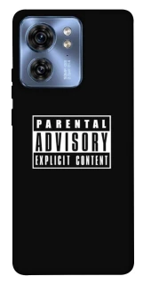 Чохол на Motorola Edge 40 Parental Advisory Label фото 1 Чохол на Motorola Edge 40 Parental Advisory Label фото 1 з 1