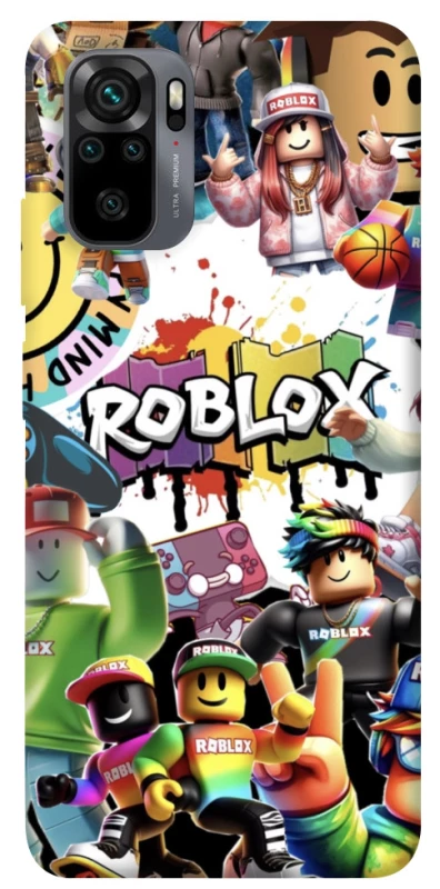 Чехол на Xiaomi Poco M5s Roblox Characters Collage фото 1 из 1