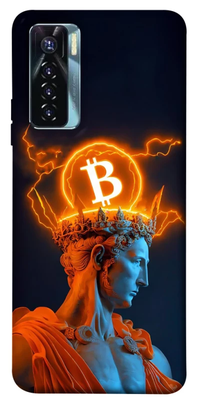 Чехол на TECNO Camon 17 Pro Bitcoin God фото 1 из 1