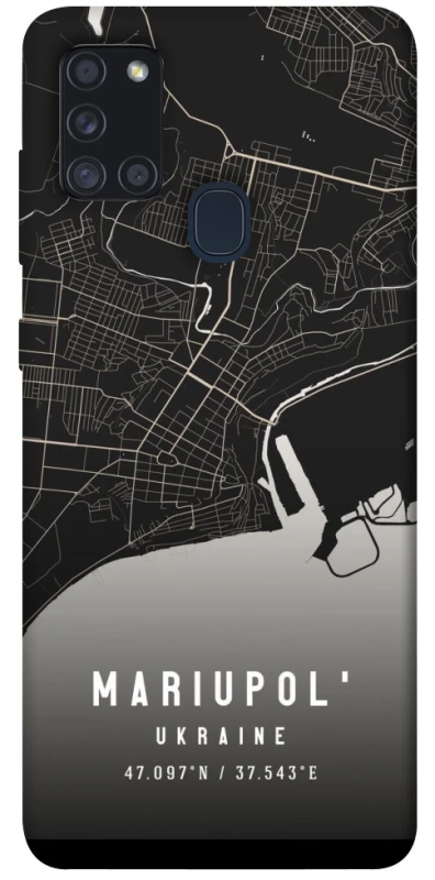 Чохол на Samsung Galaxy A21s Mariupol map фото 1 з 1